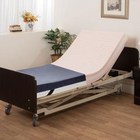 img 4 attached to Comfort & Support: Medacure 3-Layered Pressure Redistribution Hospital Bed Mattress With Visco Elastic Memory Foam And Hospital Grade Nylon Cover - 80" X 36" X 6