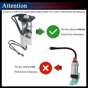 img 2 attached to 🚗 Enhanced Electric Fuel Pump Assembly for Chevrolet CobaltPontiac G5 Pursuit Saturn Ion - Optimal Performance & Durability