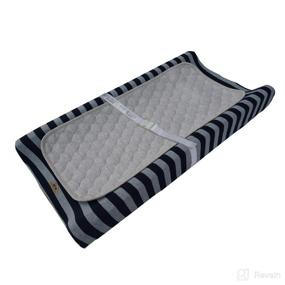 img 1 attached to Highly Absorbent BlueSnail Bamboo Quilted Changing Pad Liners, 3 Count - Waterproof & Thicker - Gray
