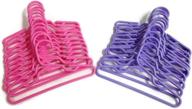 👗 pet apparel hangers set of 24 - perfect for small dog clothing - 7 1/4 inch wide - fits over 1 1/8 rod логотип