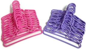 img 4 attached to 👗 Pet Apparel Hangers Set of 24 - Perfect for Small Dog Clothing - 7 1/4 Inch Wide - Fits Over 1 1/8 Rod