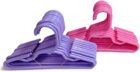 img 3 attached to 👗 Pet Apparel Hangers Set of 24 - Perfect for Small Dog Clothing - 7 1/4 Inch Wide - Fits Over 1 1/8 Rod