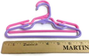 img 1 attached to 👗 Pet Apparel Hangers Set of 24 - Perfect for Small Dog Clothing - 7 1/4 Inch Wide - Fits Over 1 1/8 Rod