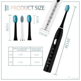 img 2 attached to 🦷 Rechargeable Waterproof Automatic Base Toothbrush (White)