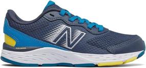 img 1 attached to Step Up Your Game with New Balance Lace Up Running Captain Girls' Shoes in Athletic Style