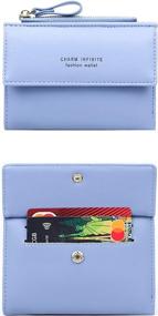 img 1 attached to 👛 Bifold Leather Blocking Wallet: Sleek Black Women's Handbag Accessory