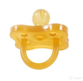 img 3 attached to 🌟 Sweetie Rubber Pacifier: Star Shaped Natural Rubber Nipple - 6-12 Medium Size (1 Count)