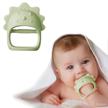 alwoligag silicone dinosaur anti drop soothing baby care logo