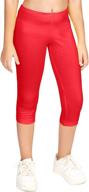 organic cotton spandex girls' leggings at caomp logo