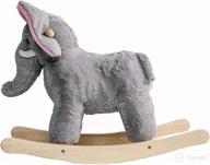 🐘 ponyland musical rocking elephant with rocker logo