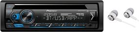 img 4 attached to 🎶 Pioneer DEH-S4200BT Single-DIN CD AM/FM Receiver with MIXTRAX, Bluetooth Dual Phone Connection, USB, Spotify, Pandora, iPhone & Android Music Support, Smart Sync App + Alphasonik Earbuds