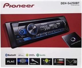 img 2 attached to 🎶 Pioneer DEH-S4200BT Single-DIN CD AM/FM Receiver with MIXTRAX, Bluetooth Dual Phone Connection, USB, Spotify, Pandora, iPhone & Android Music Support, Smart Sync App + Alphasonik Earbuds