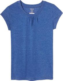 img 2 attached to 👗 Heather Girls' French Toast Sleeve Princess Clothing - Tops, Tees & Blouses