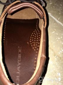 img 8 attached to Кожаные мужские туфли "Quayside Clipper", коричневого каштанового цвета.