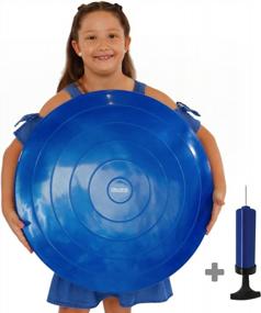 img 4 attached to Stability Wobble Cushion Balance Disc Board For Exercise & Core Training By WALIKI