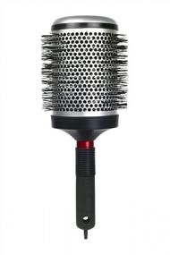 img 4 attached to 🔥 Cricket Technique #450 Thermal Hair Brush: 3.25” Barrel Styling Hairbrush with Seamless Design, Anti-Static Tourmaline Ionic Bristle for Blow Drying & Curling All Hair Types