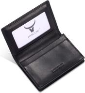 💼 hiscow large compartment men's accessories: wallets, card cases & money organizers for business holders logo