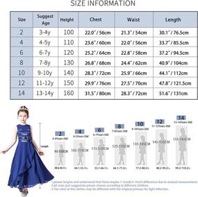 img 1 attached to Juniors Bridesmaid Wedding Pageant Sleeveless Girls' Clothing : Dresses