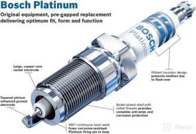 img 1 attached to 🔌 Bosch Automotive (6712) Premium Platinum Spark Plug - Pack of 4