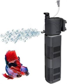 img 4 attached to TechnologyMatter Aquarium Submersible Internal Filter Fish & Aquatic Pets and Aquarium Pumps & Filters