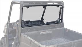 img 2 attached to Обновите свой Polaris Ranger с помощью заднего ветрового стекла SAUTVS: прочная и водонепроницаемая панель для моделей среднего размера 2015–2023 гг.