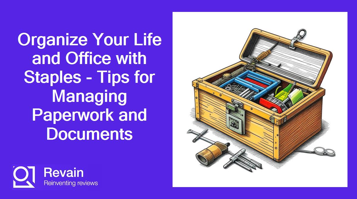 Organize Your Life and Office with Staples - Tips for Managing Paperwork and Documents