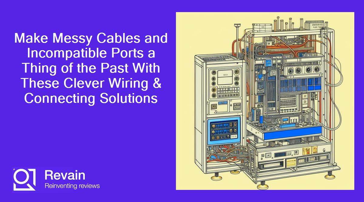 Article Make Messy Cables and Incompatible Ports a Thing of the Past With These Clever Wiring & Connecting Solutions