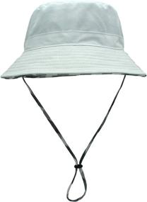 img 4 attached to Women'S Large UV Protection Bucket Hat With Detachable Chin Strap For Sun Beach Hiking, Quick Dry Water Resistant