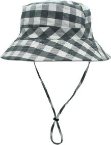 img 3 attached to Women'S Large UV Protection Bucket Hat With Detachable Chin Strap For Sun Beach Hiking, Quick Dry Water Resistant