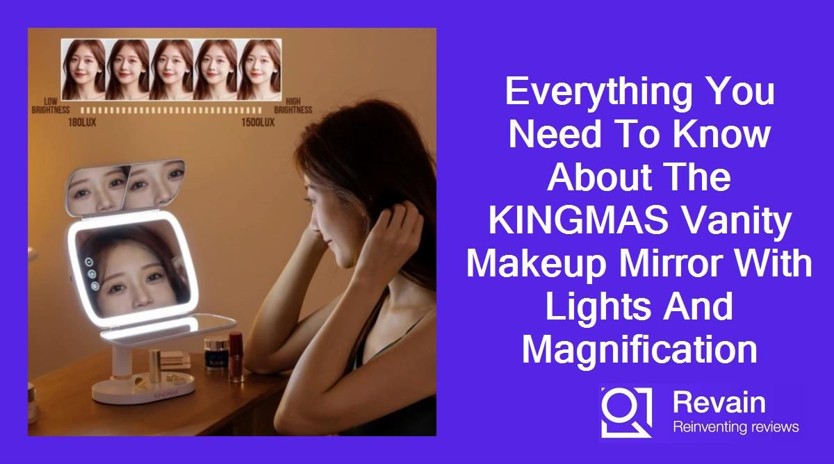 Everything You Need To Know About The KINGMAS Vanity Makeup Mirror With Lights And Magnification