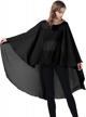 enhance your bridal attire with a stunning chiffon capelet - sheer overlay poncho stole for women of plus size logo