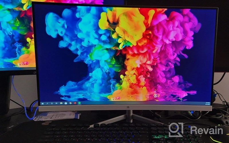 img 1 attached to Z Edge Z-EDGE 1920X1080 Backlight Eye Care Technology 75Hz Curved HDMI HD Monitor review by Darrin Sanchez