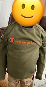 img 5 attached to 👕 Кофта Champion Heritage Pullover из футера для мальчиков: уютный комфорт в классическом стиле