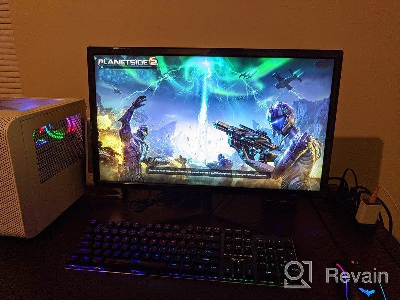 img 1 attached to 🖥️ Thinlerain 24 Inch Monitor: Fast Refresh Rate, Full HD Display, 144Hz, Wall-Mountable (Model HD240-144) review by Joe Vazquez