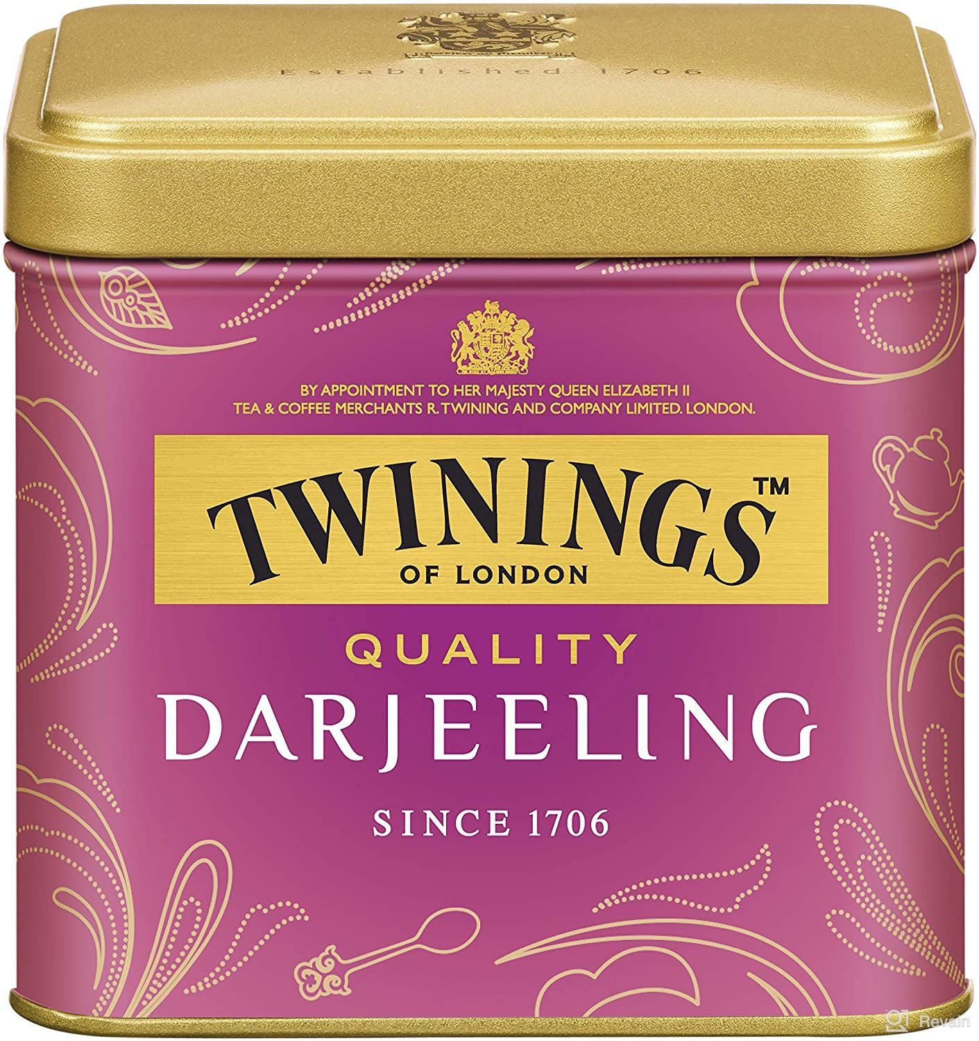 twinings darjeeling leaf tea 100g logo