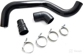 img 1 attached to 🔥 GXP Gloss Black Hot Side Intercooler Pipe & Boot Kit: Compatible with 2004.5-2010 Chevy/GMC 6.6 LLY LBZ LMM Duramax Diesel – Top Performance Upgrade!