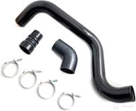 🔥 gxp gloss black hot side intercooler pipe & boot kit: compatible with 2004.5-2010 chevy/gmc 6.6 lly lbz lmm duramax diesel – top performance upgrade! logo