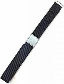 img 3 attached to Adjustable Length Black Nylon Watch Replacement Men's Watches best - Watch Bands