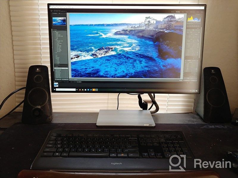 img 1 attached to Upgrade Your Display with Lenovo Q27H 10 27 Inch Monitor: Backlit 2560X1440P, 75Hz, USB Hub, Low Blue Light, IPS Technology review by Mike Sieber