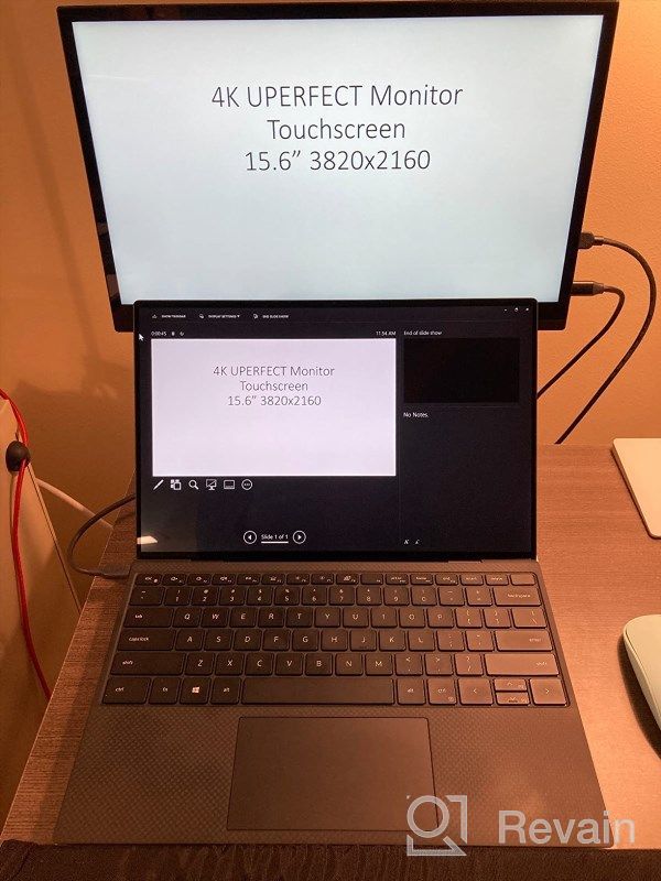 img 1 attached to UPERFECT Automatic Touchscreen: 15.6" Ultrawide Frameless Portable Screen with 3840X2160 Resolution review by Jason Freeman