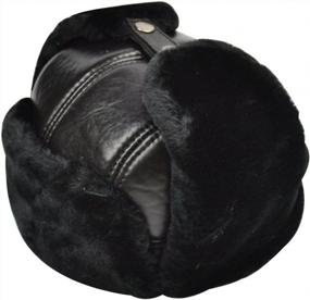 img 2 attached to Stay Warm And Stylish With Yosang'S Black Leather Trapper Hat For Winter Sports And Hunting