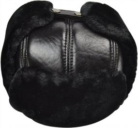 img 3 attached to Stay Warm And Stylish With Yosang'S Black Leather Trapper Hat For Winter Sports And Hunting