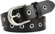 👗 stylish leather waist buckle for women - trendy belts & girl's accessories logo