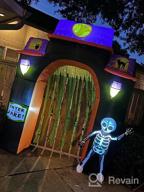 img 1 attached to Spooky 8-Foot Tree Yard Art Inflatable Halloween Display - ProductWorks Scary Décor review by Matt Abba