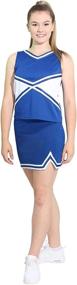img 2 attached to Danzcue Double V A-Line Cheer Skirt For Women & Big Kids!