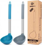 get ready to stir up delicious soups with our pack of 2 high-heat resistant ladle spoons! logo