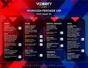 img 2 attached to 🧴 Vaxxen Labs Food Grade 3% Hydrogen Peroxide - Large 2L / 68 fl oz Bottle