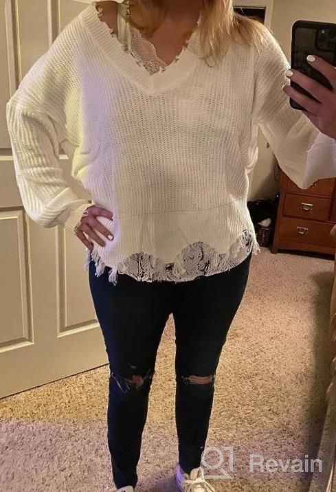 img 1 attached to Stay Cozy And Fashionable With LAMISSCHE'S Off-Shoulder Knitted Sweater That Screams Elegance And Comfort review by Eric Webbie