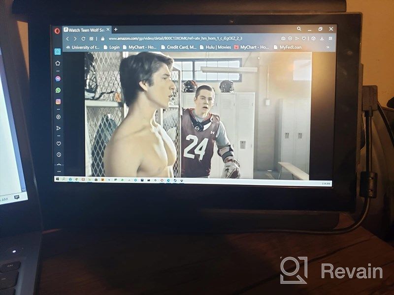 img 1 attached to Mobile Pixels Duex Plus 13.3'' Portable Monitor - Full HD IPS Display, Dual-Screen USB A/Type-C Powered Monitor, Adjustable Brightness, Anti-Glare, 1920X1080 Resolution review by Rob Schlicker