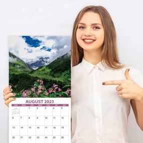img 3 attached to 2023 Wall Calendar - 12 Monthly Square Wall Calendar - 2023 Planner for January to December - 12'' x 24'' Size with Thick Paper - Monthly Calendar with Blank Grids - Featuring Scenic Parks